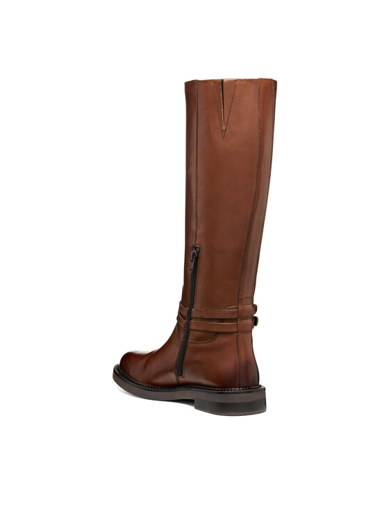 Geox Geox Cizme lungi riding D Serilda D56WYA 43 C6006 Maro