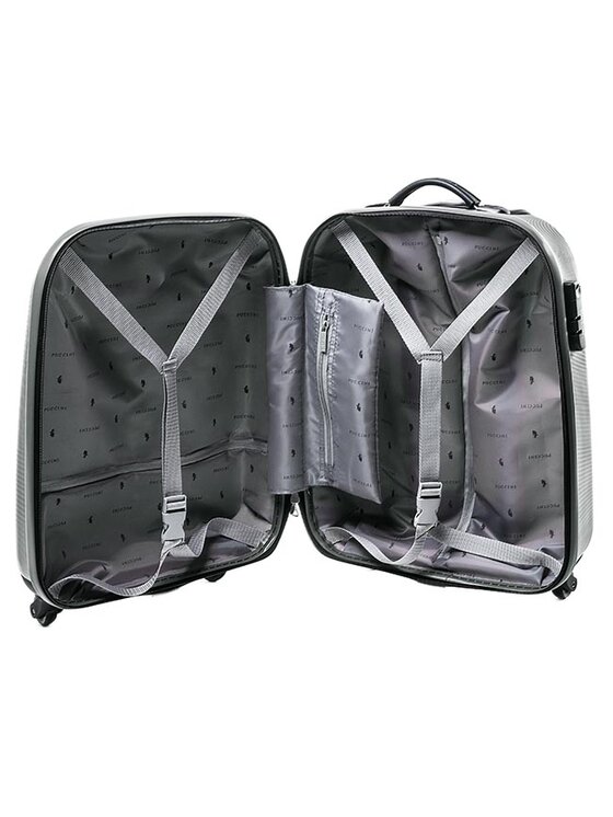 Puccini Puccini Valiză de cabină ABS02 C Grey/Anthracite 8 Gri