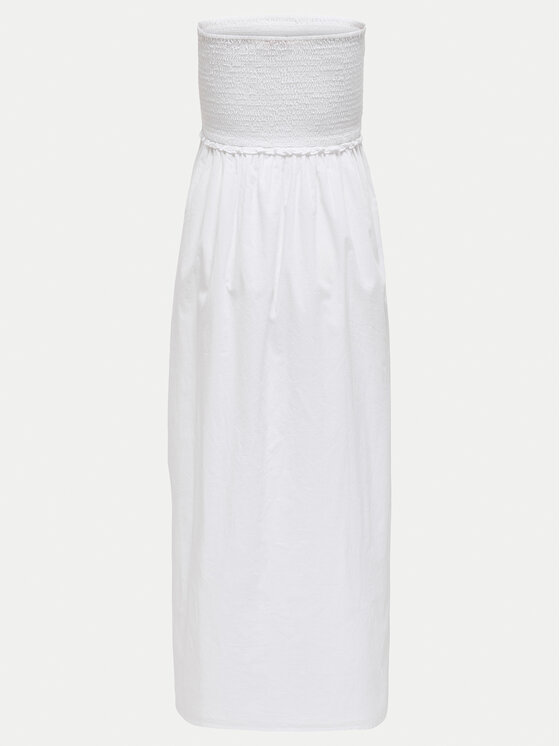 ONLY ONLY Ljetna haljina Claudia 15343044 Bijela Regular Fit
