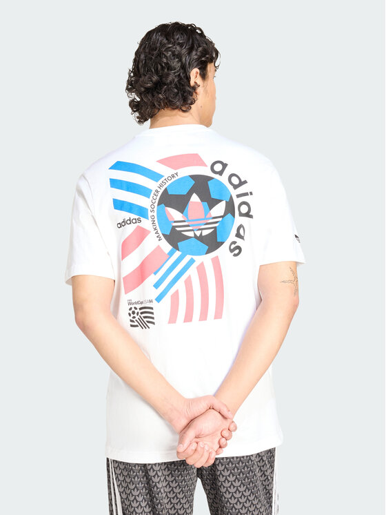 adidas adidas T-Shirt 163028 Biały Regular Fit