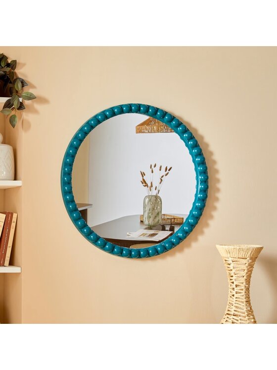 MIAhome MIAhome Lustro okrągłe zielone Mala Ø60 cm Zielony