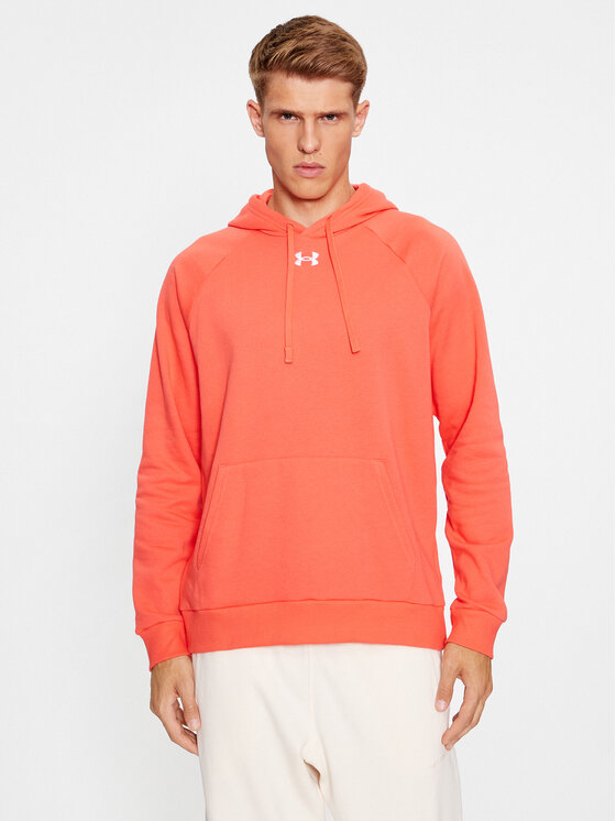 Under Armour Jopa Ua Rival Fleece Hoodie 1379757 Rdeča Loose Fit