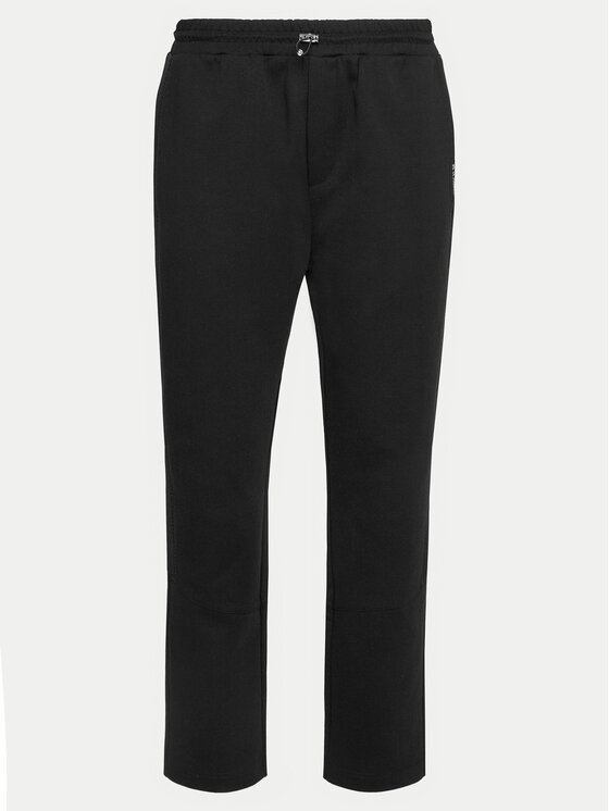 La Martina Teplákové nohavice YMT018 FP571 Čierna Regular Fit