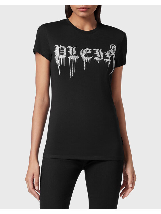 PHILIPP PLEIN PHILIPP PLEIN Tričko 2277 Čierna Regular Fit