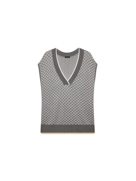 Fiorella Rubino Fiorella Rubino Sweter M296L008578N0S3 Szary Over Fit
