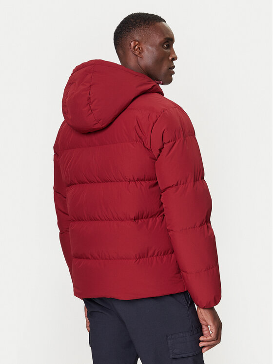 Tommy Hilfiger Tommy Hilfiger Pūkinė striukė MW0MW40616 Raudona Regular Fit