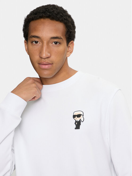 KARL LAGERFELD KARL LAGERFELD Світшот 705035 544910 Білий Regular Fit