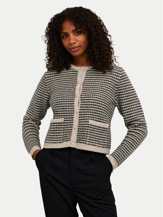 Kaffe Kaffe Kardigan Ellery 10509031 Beež Regular Fit