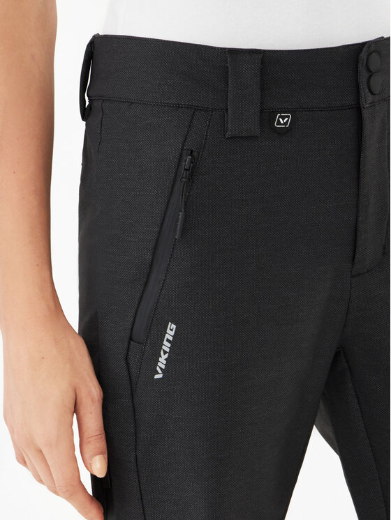 Viking Viking Spodnie narciarskie Triper Lady Czarny Regular Fit