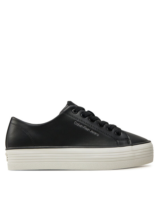 Calvin Klein Jeans Tenisky Bold Vulc Flatf Low Lth In YW0YW01633 Čierna