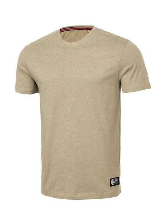 PITBULL PITBULL T-Shirt Koszulka Beżowy Regular Fit