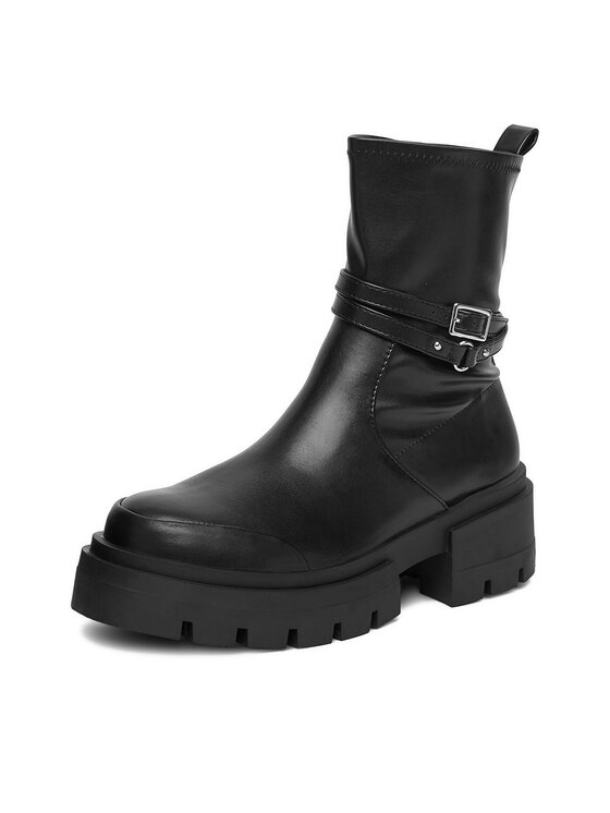 DeeZee DeeZee Μποτάκια W4LH101008D Μαύρο