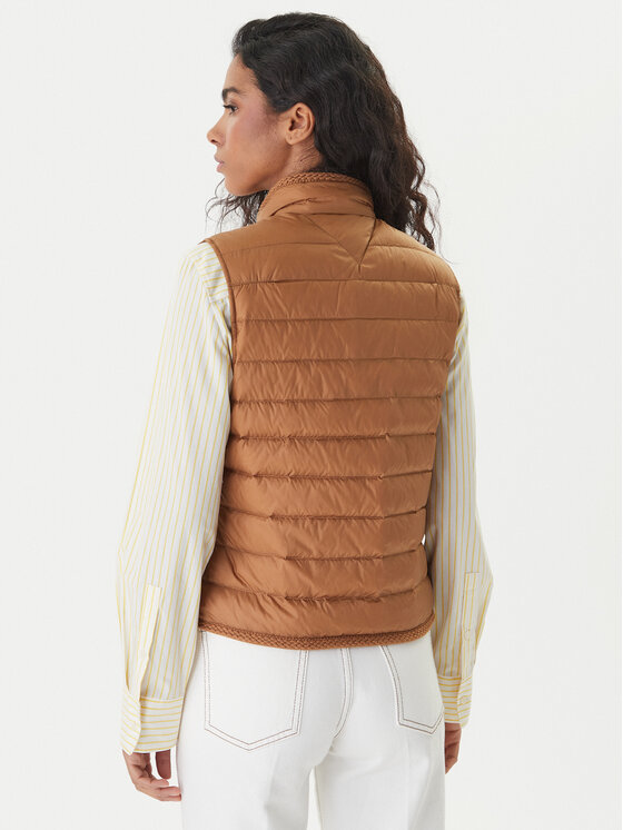 Tommy Hilfiger Tommy Hilfiger Bodywarmer WW0WW49661 Braun Regular Fit