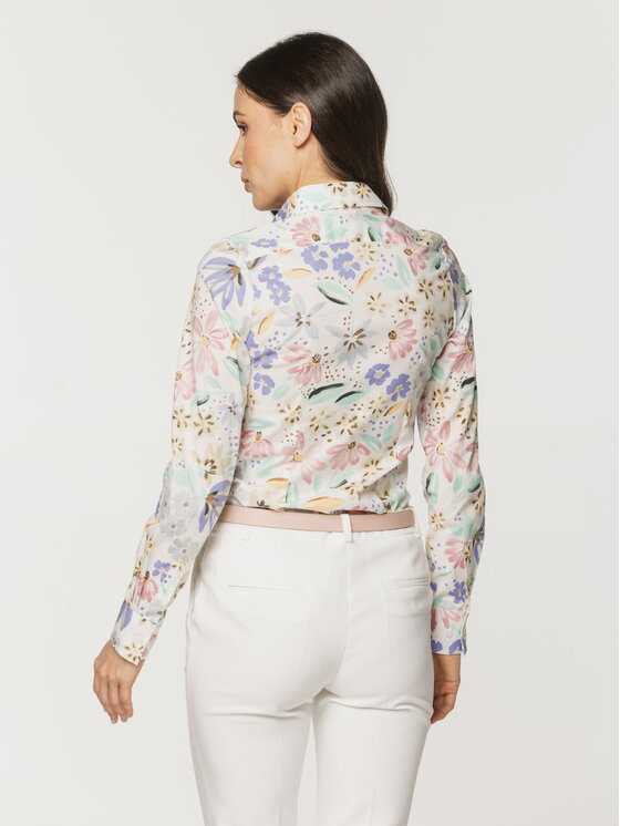 Willsoor Willsoor Koszula 61448 Biały Slim Fit