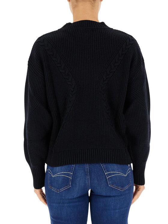 Guess Guess Sweter Maglia donna serena Czarny Classic Fit