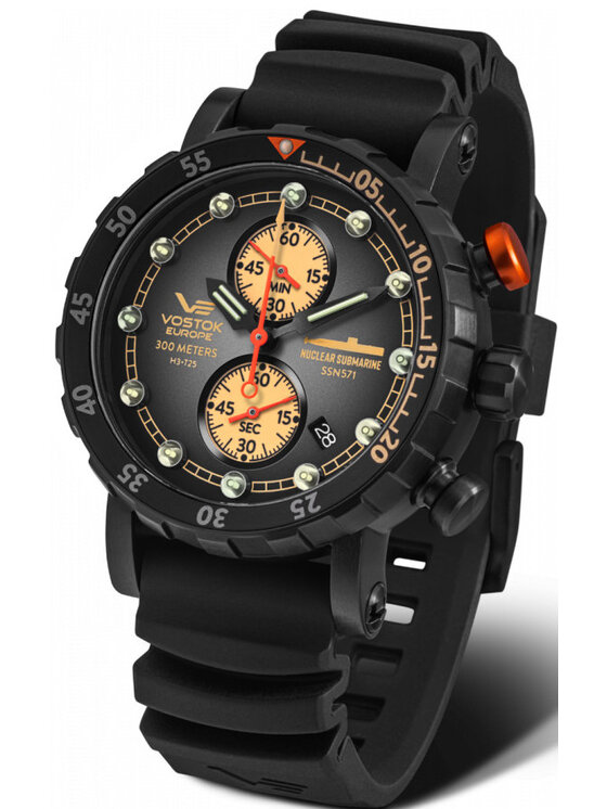 Vostok Europe Vostok Europe Zegarek VK61-571C611 Czarny