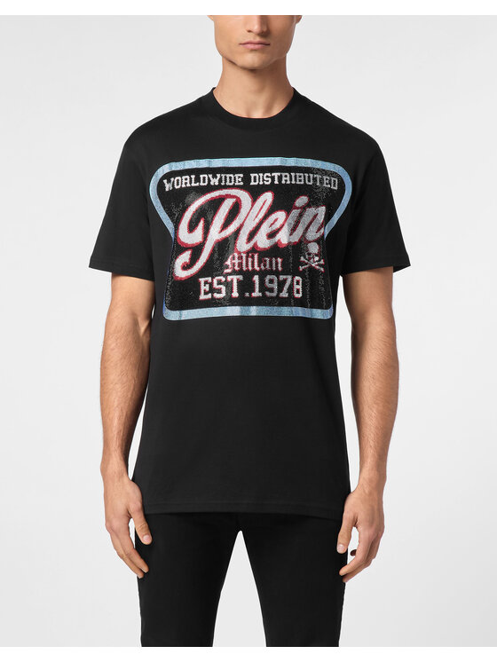 PHILIPP PLEIN PHILIPP PLEIN T-Shirt 14789 Czarny Regular Fit