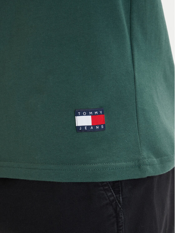 Tommy Jeans Tommy Jeans T-krekls DM0DM22551 Zaļš Regular Fit