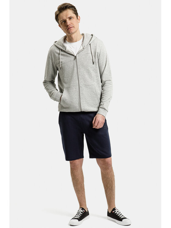 Cross Jeans Cross Jeans Szorty sportowe 49080-001 Granatowy Regular Fit