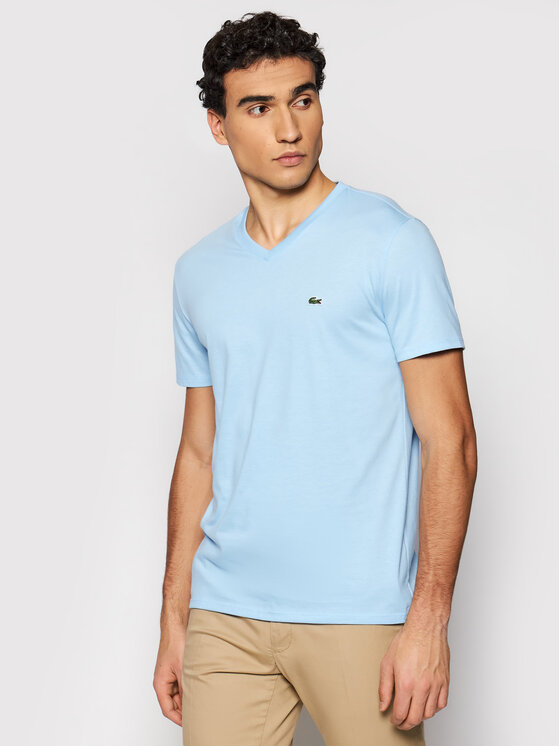 Lacoste Lacoste Тишърт TH6710 Син Regular Fit