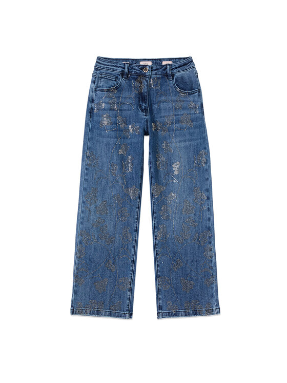 Oltre Oltre Jeansy P43JR009891N034 Niebieski Boy Fit