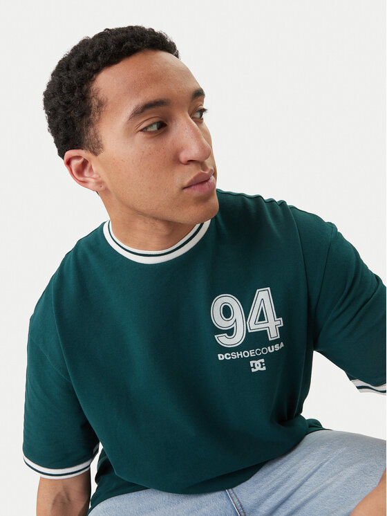 DC Shoes DC Shoes Tricou Skateball Jersey EDYKT03542 Verde Regular Fit
