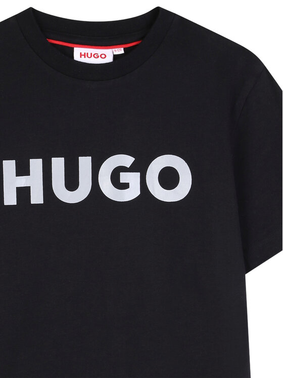 HUGO HUGO T-särk G01016 S Must Regular Fit