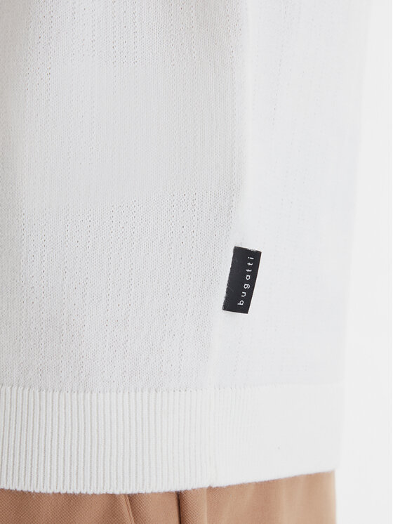 Bugatti Bugatti Polo 7100-75518C Εκρού Regular Fit