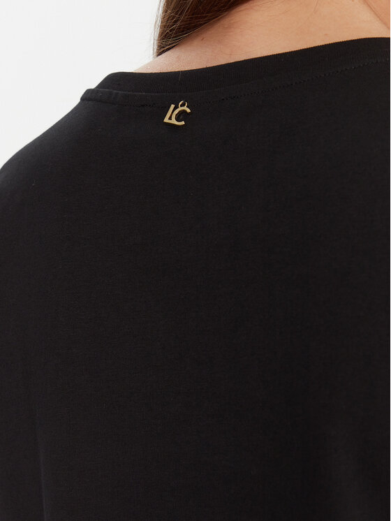LOLA CASADEMUNT LOLA CASADEMUNT Тишърт LF2515027 Черен Regular Fit