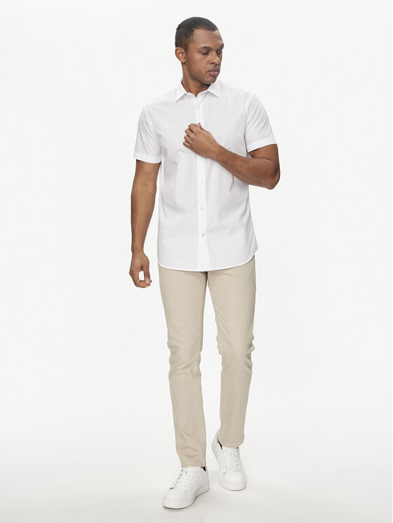 Jack&Jones Jack&Jones Srajca Joe 12195062 Bela Slim Fit