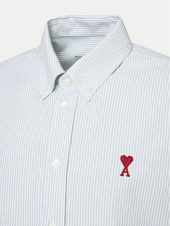 AMI Paris AMI Paris Srajca USH063.CO0087 4017 Bela Regular Fit