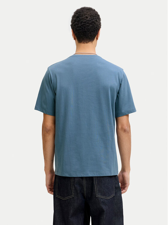 Jack & Jones Jack & Jones Marškinėliai Corp Graphic 12268415 Mėlyna Regular Fit