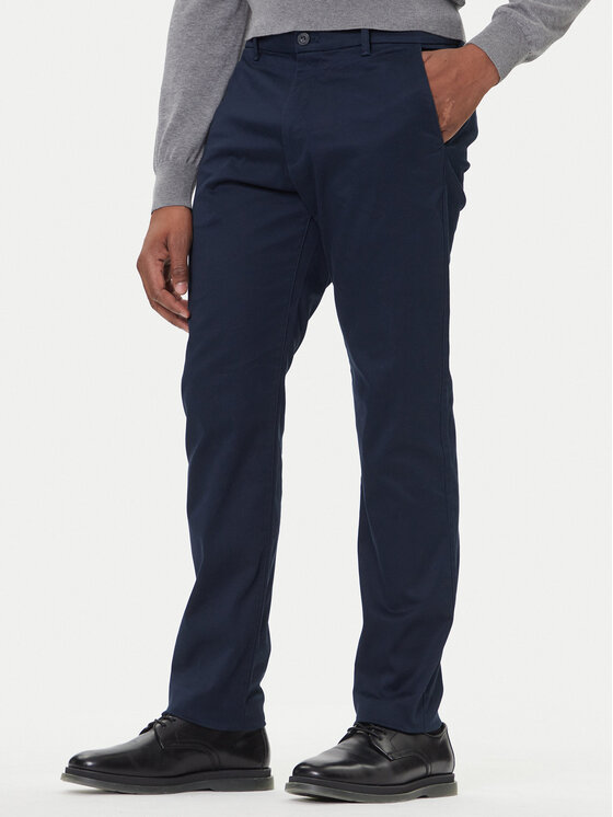 Calvin Klein Pantaloni chino Bărbați, Mărimea: 34_32, Bleumarin, LV040EM633