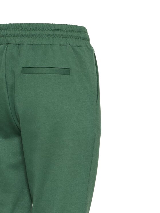 ICHI ICHI Pantaloni da tuta IHKATE PA CROPPED Verde Slim Fit