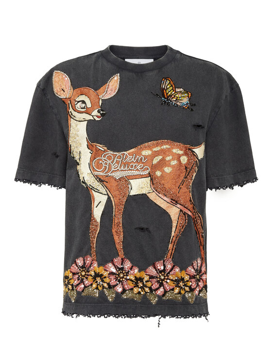 PHILIPP PLEIN PHILIPP PLEIN T-Shirt 26515 Czarny Over Fit