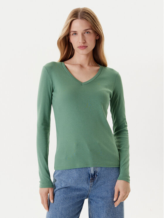United Colors Of Benetton United Colors Of Benetton Halenka 3GA2E4245 Zelená Regular Fit