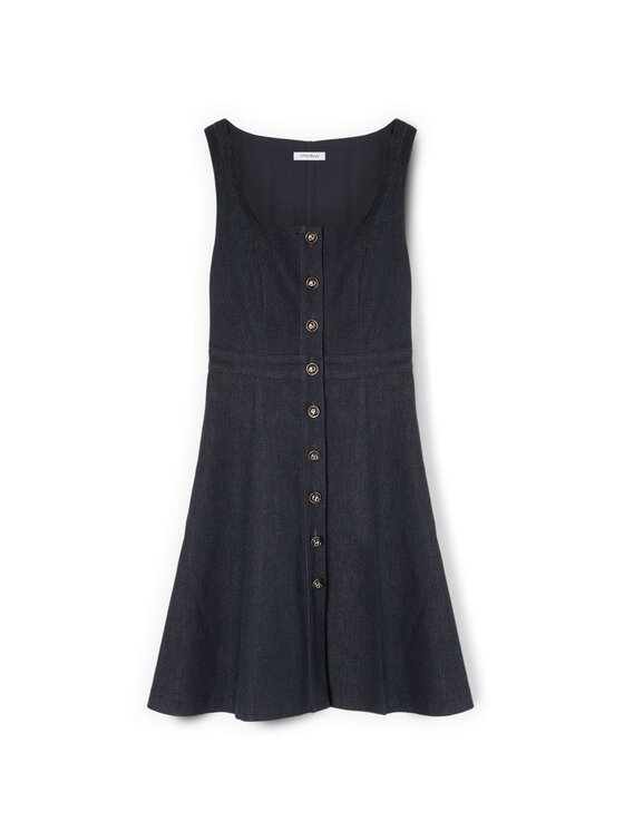 Motivi Motivi Vestito da giorno 7019Q003466N034 Blu Flared Fit