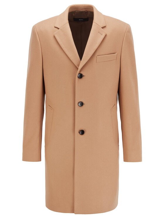 BOSS Boss Wollmantel Nye2 50438689 Beige Slim Fit