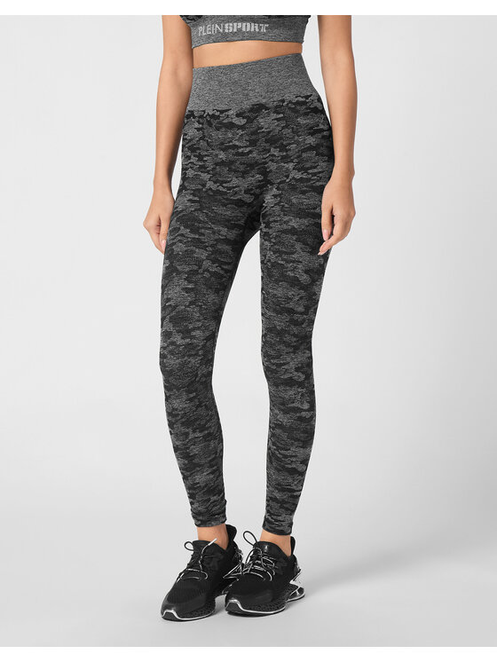 Plein Sport Plein Sport Legginsy 22157 Czarny Active Fit