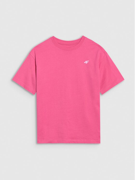 4F T-Shirt 4FJWSS25TTSHF1851-54S Różowy Oversize | Modivo.pl