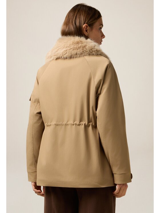 Oltre Oltre Cappotto invernale 8155J000225N002 Crema Flare Fit