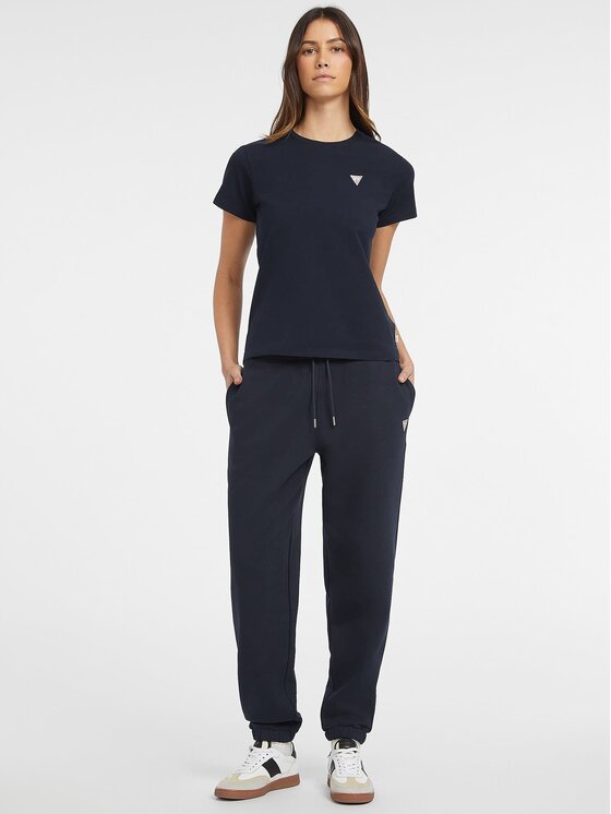 Guess Jeans Guess Jeans T-Shirt 165653 Modrá Classic Fit