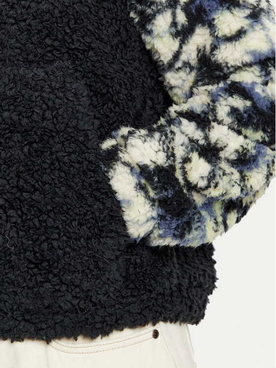 Roxy Roxy Полар Waves Of Warmth ERJPF03186 Черен Loose Fit