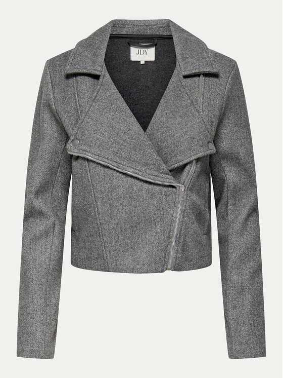 JDY JDY Kurtka przejściowa Mellow 15339416 Szary Regular Fit