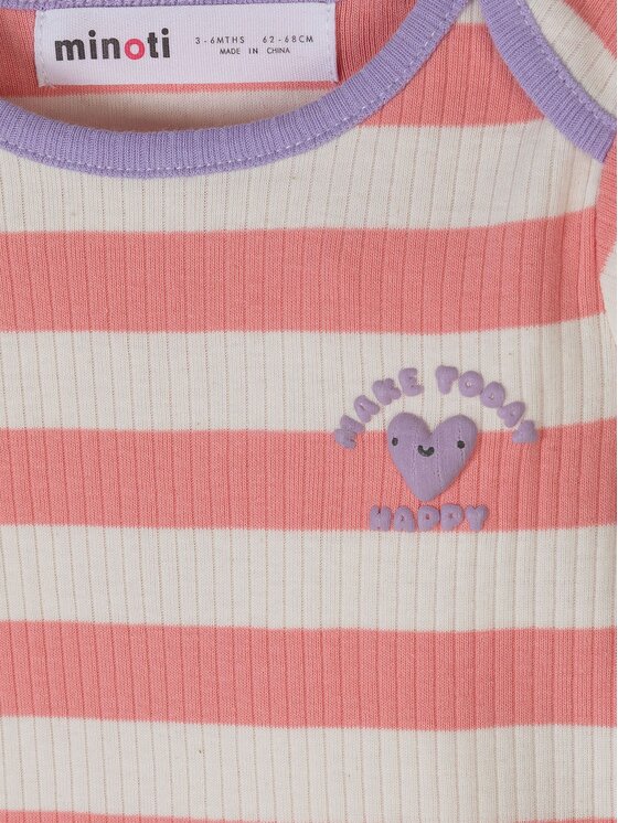 minoti minoti Body 28BABYRIB2 Fioletowy Regular Fit