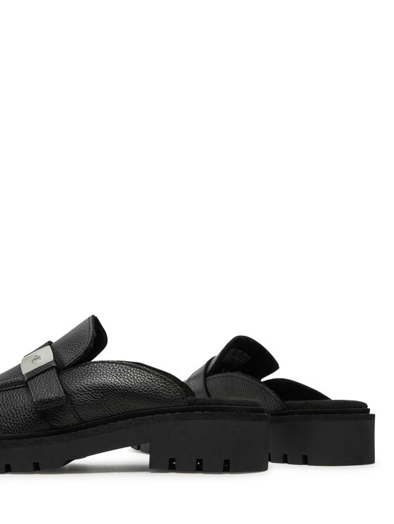Calvin Klein Jeans Calvin Klein Jeans Şlapi Flatform Slipon Mg Lth YW0YW01655 Negru