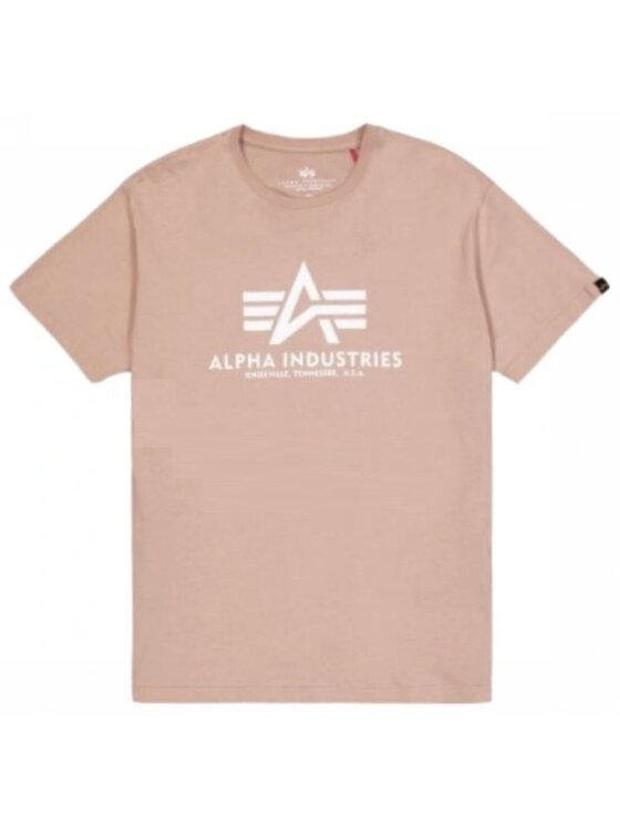 Alpha Industries Alpha Industries Tričko AI.100501-721-L Ružová Basic Fit