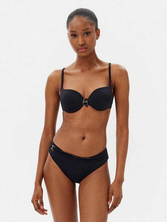 Selmark Selmark Bikini partea de sus BL417 Negru