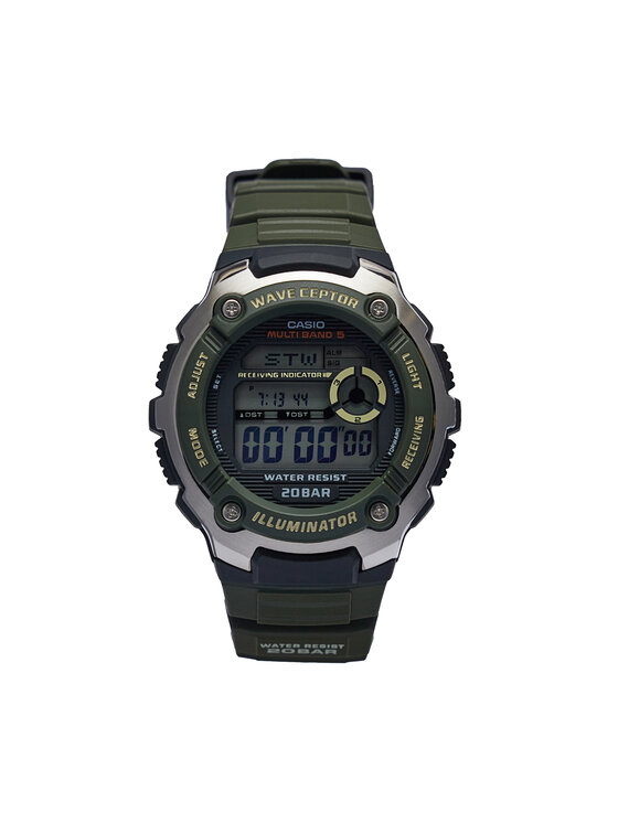 Casio Pulkstenis Waveceptor WV-200R-3AEF Zaļš