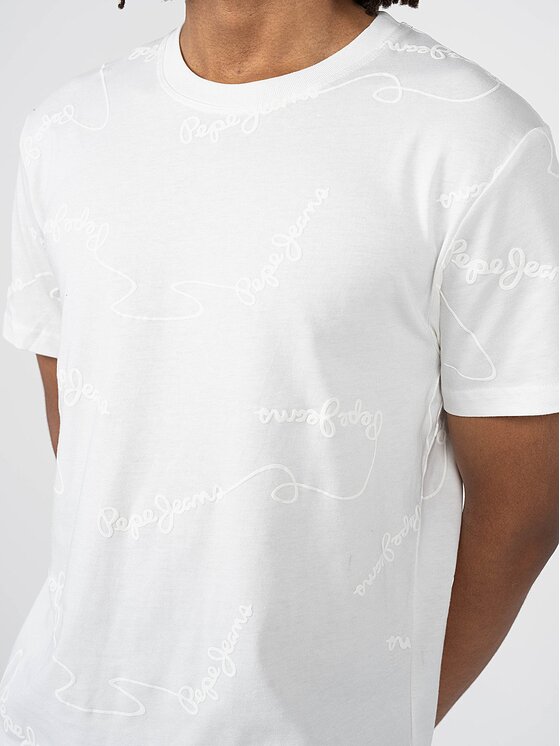 Pepe Jeans Pepe Jeans T-Shirt PM508544 | Saschate Λευκό Regular Fit